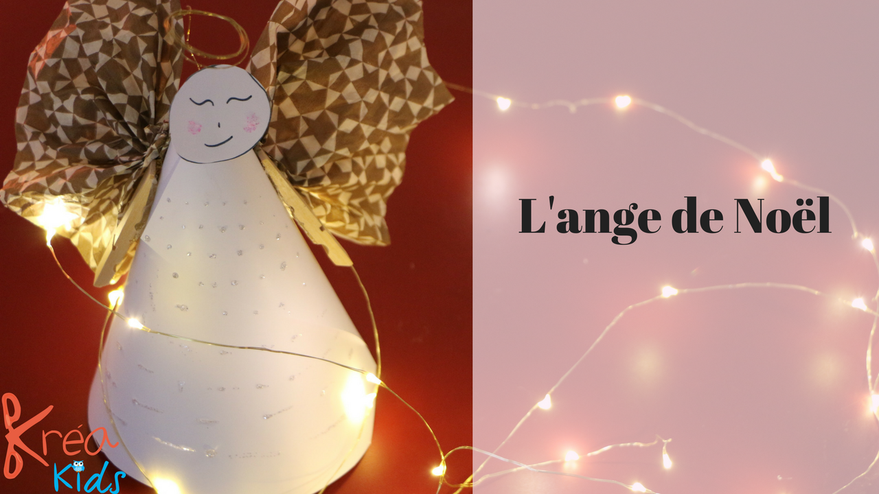 Le petit ange de noël, parfait en décoration - Kreakids