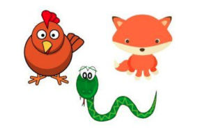 Poule renard vipère jeu pour enfant