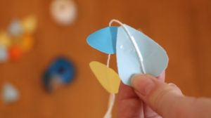 Activité manuelle nuage de pluie coloré