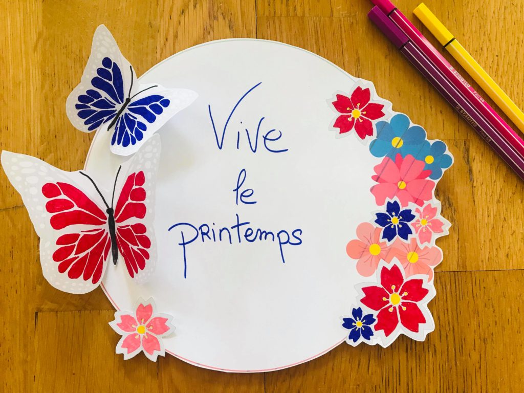 Activité pour enfant la couronne du printemps