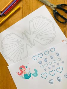 Activité manuelle sirène pour enfant