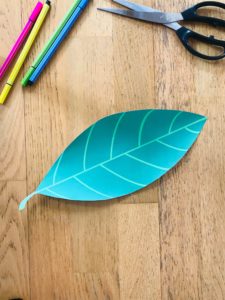 Coccinelle en papier pour enfant