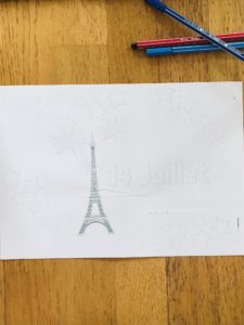 Coloriage 14 juillet pour enfant