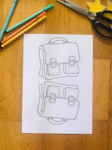 Activité cartable en papier
