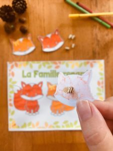 Activité manuelle renard pour enfant