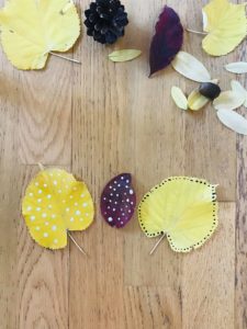 Bricolage de l'automne pour enfant