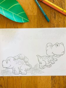 Coloriage dinosaures pour enfant