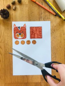 Activité manuelle écureuil pour enfant