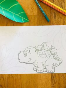 Coloriage dinosaures pour enfant