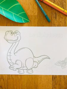 Coloriage dinosaures pour enfant