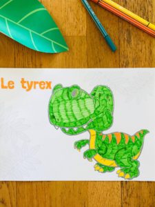 Coloriage dinosaures pour enfant