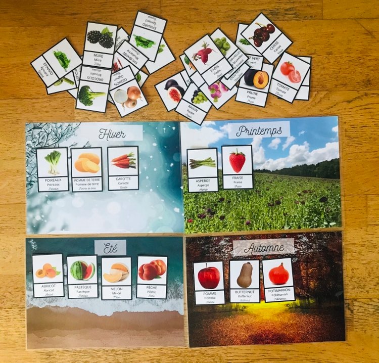 Pack jeu des saisons et des légumes à imprimer – Image 8