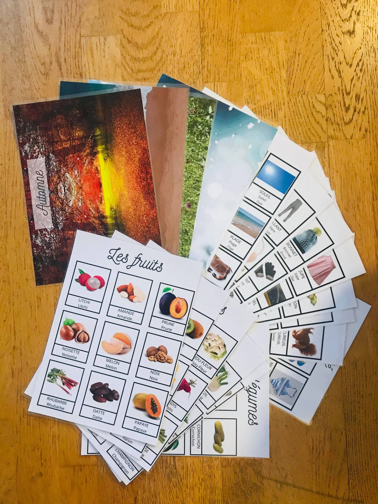 Pack Jeu Des Saisons Et Des Legumes A Imprimer Kreakids