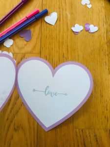 DIY carte coeur
