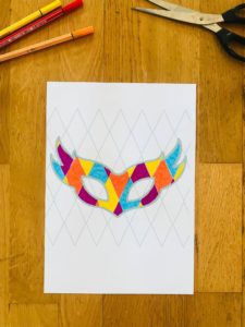 Masque de carnaval facile à faire