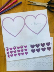 DIY carte coeur