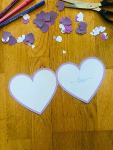 DIY carte coeur