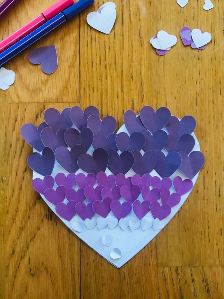 DIY carte coeur