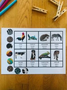 Jeu sur les animaux pour enfant