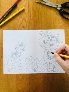 Jeu de découpage pour enfant