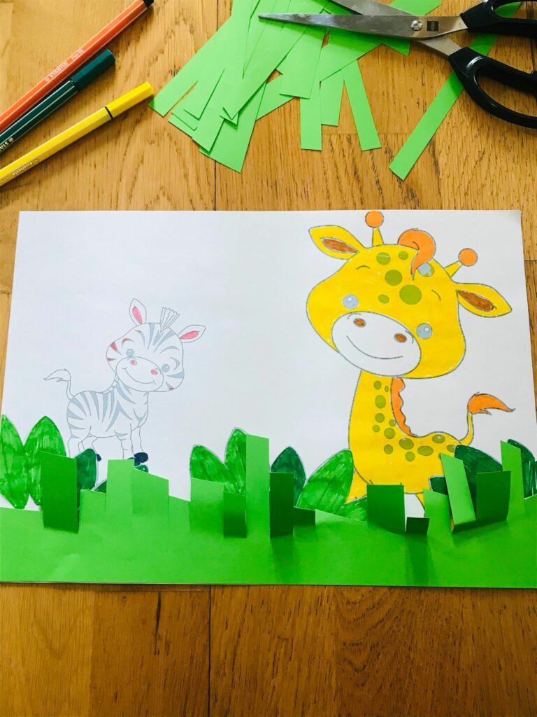 Jeu de découpage pour enfant