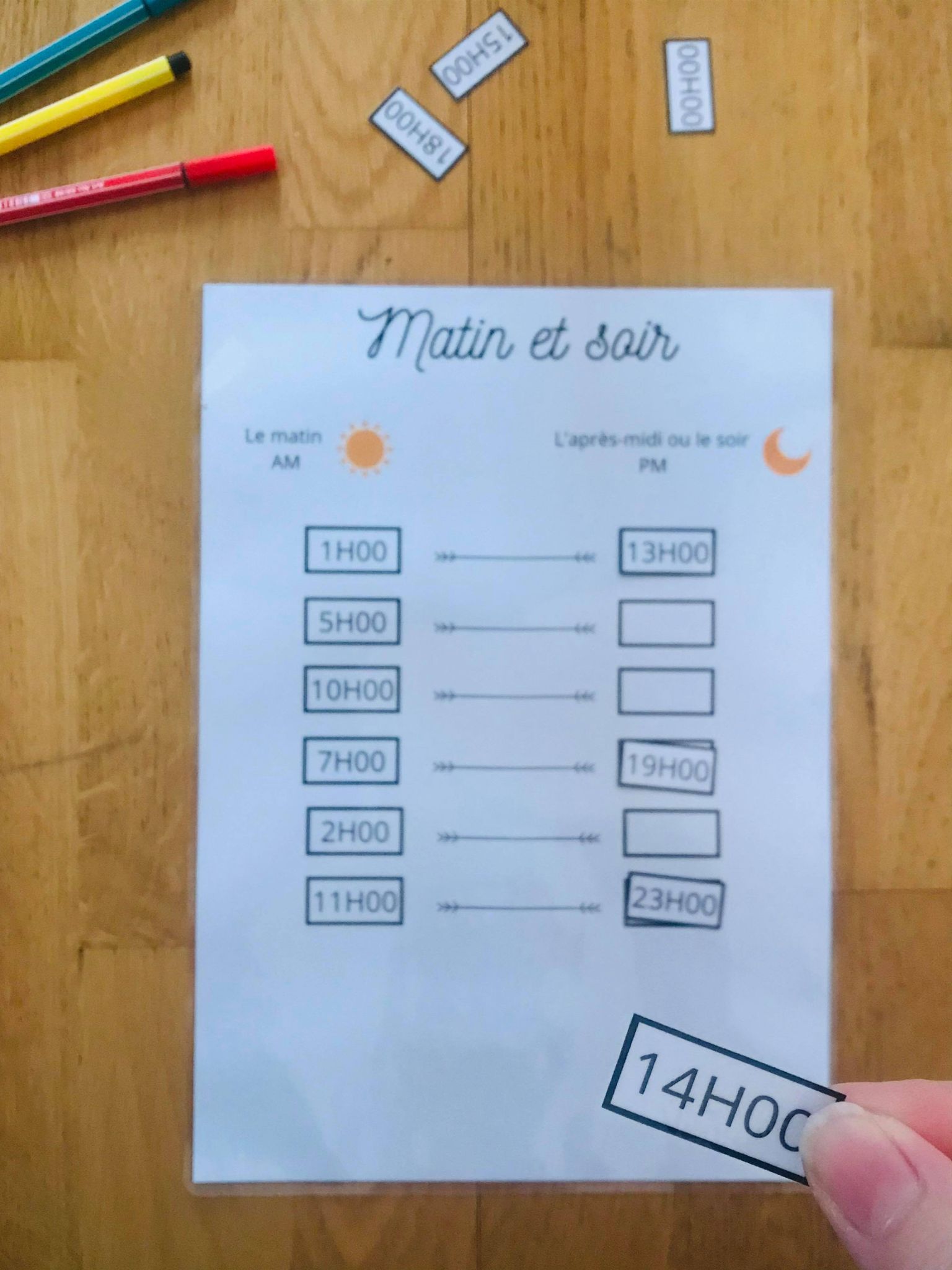Jeux pour apprendre l'heure à imprimer – Image 12