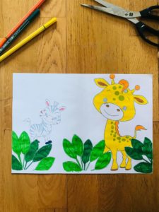 Jeu de découpage pour enfant