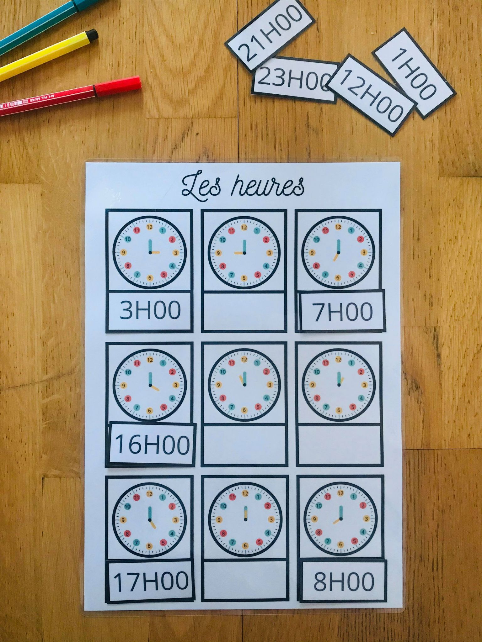 Jeux pour apprendre l'heure à imprimer – Image 10