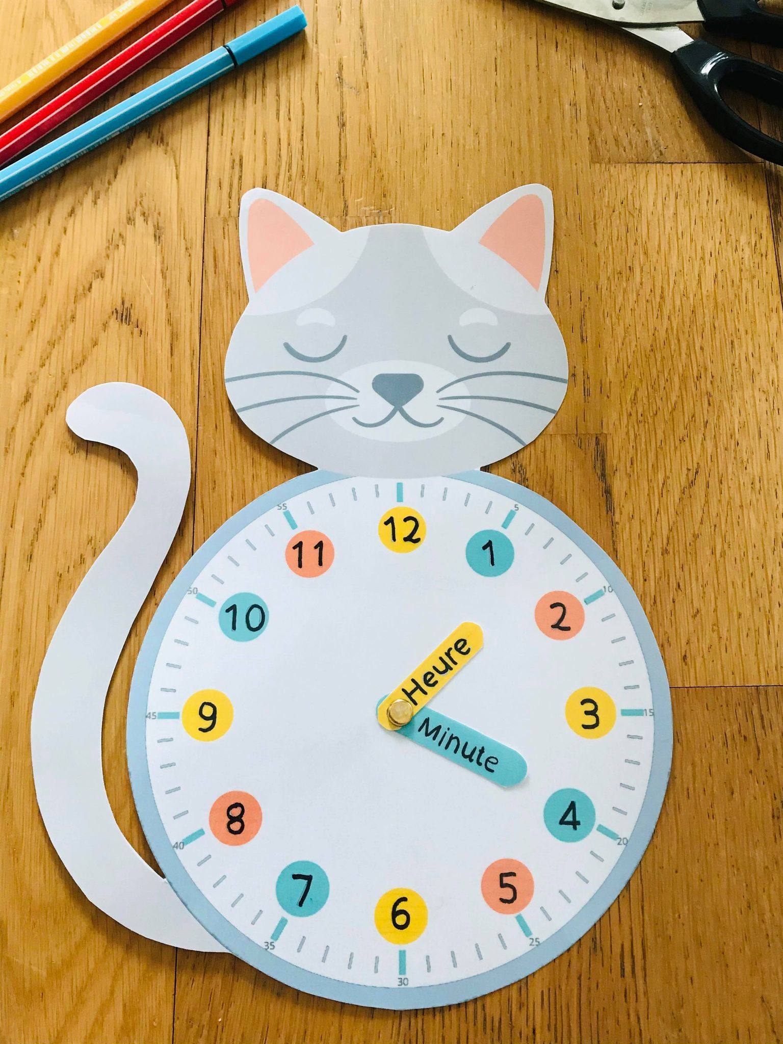 Horloge Pour Enfant A Imprimer Tic Tac Tic Tac Kreakids