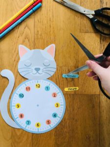 Horloge pour enfant à imprimer
