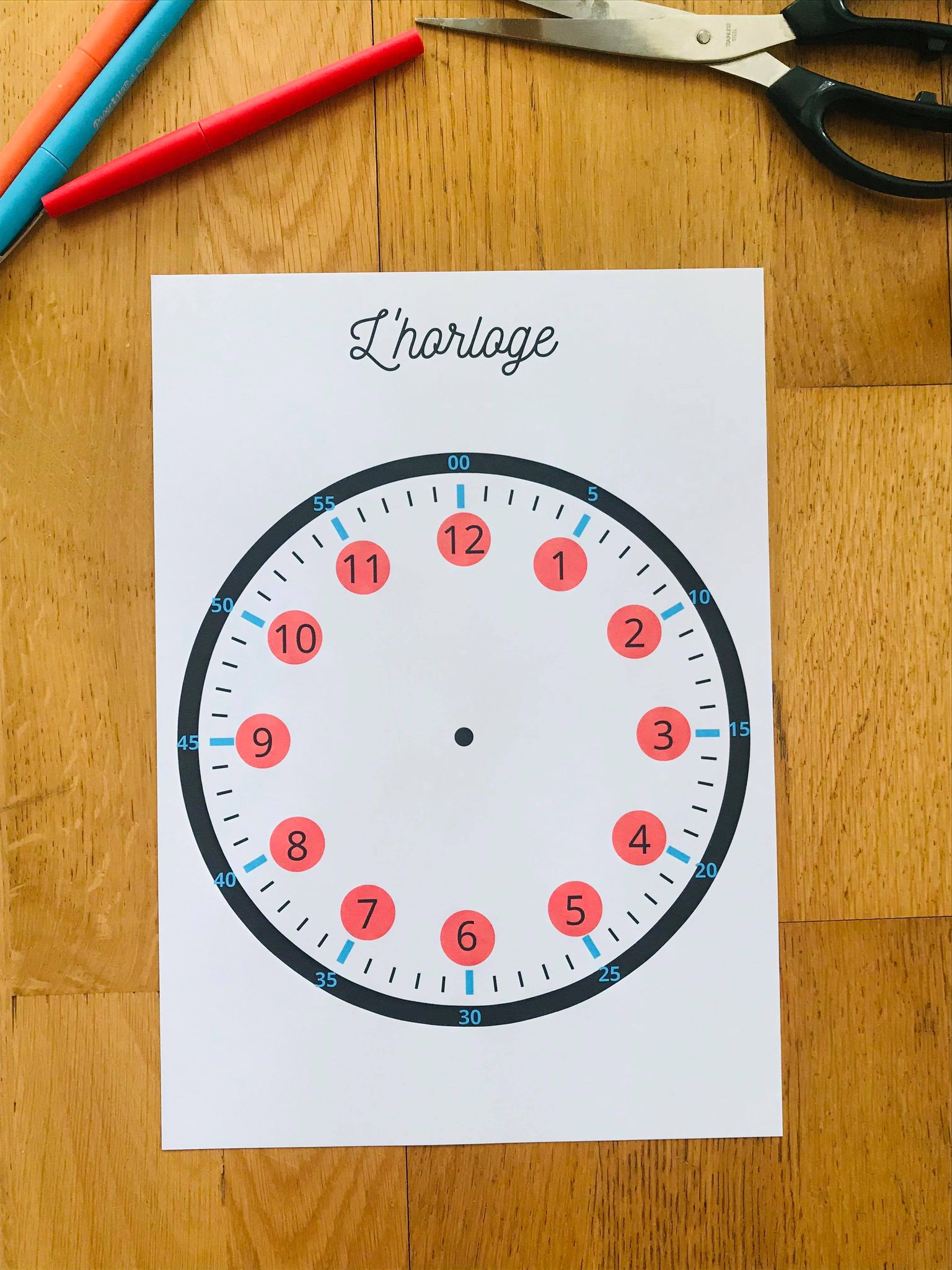Jeux pour apprendre l'heure à imprimer – Image 16