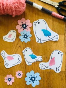 Bricolage du printemps pour enfant