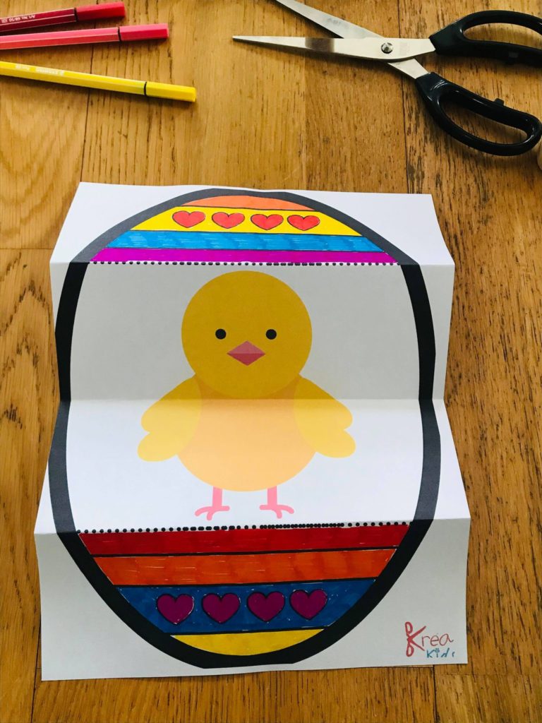 Bricolage pâques pour enfant