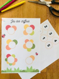 Jeu pour apprendre à compter à imprimer