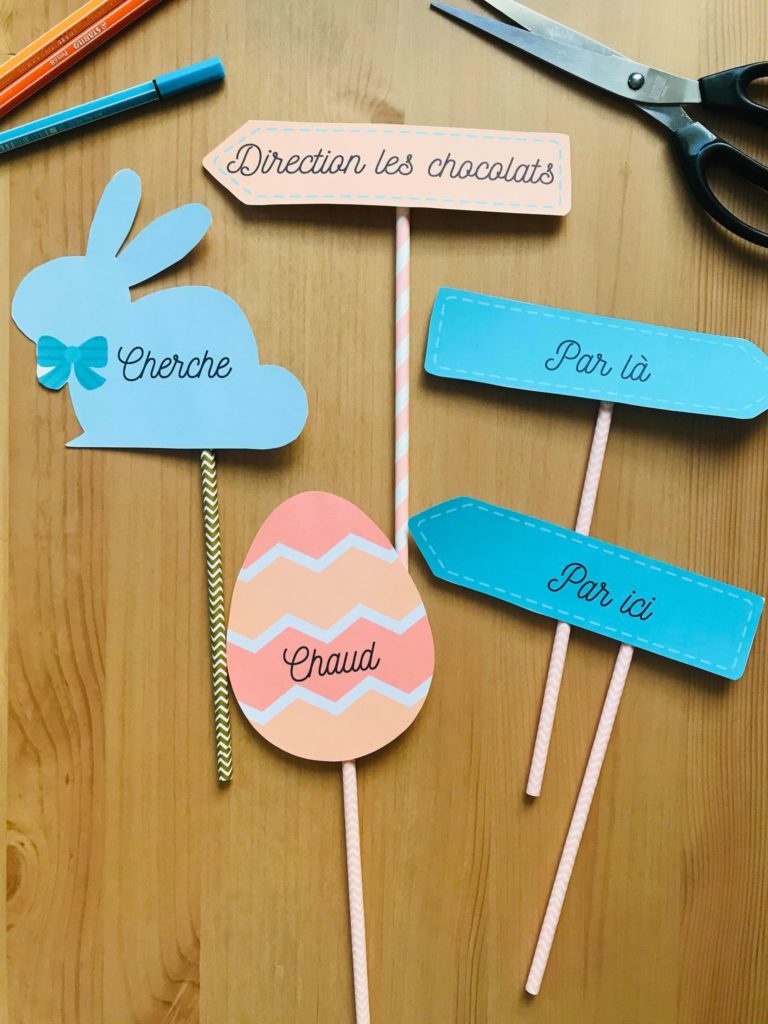 Chasse aux oeufs de pâques pour enfant