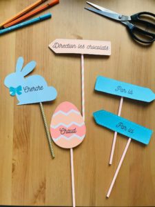 Chasse aux oeufs de pâques pour enfant