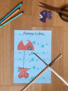 Activité facile poisson d'avril pour enfant