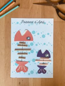 Activité facile poisson d'avril pour enfant