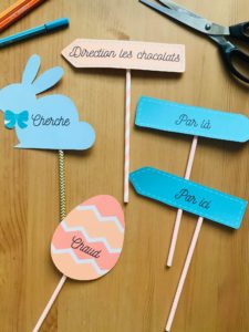 Chasse aux oeufs de pâques pour enfant