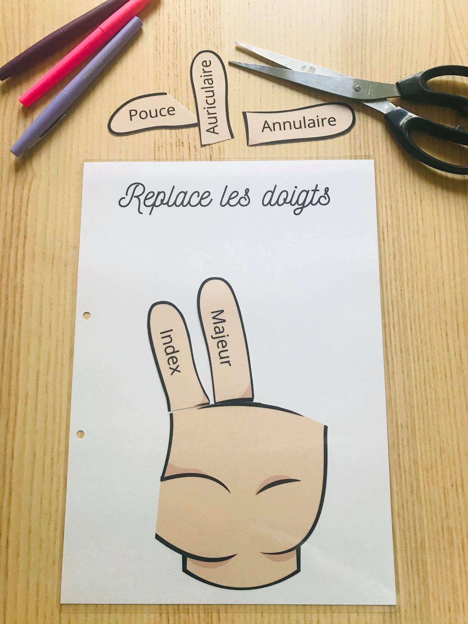 PDF quiet book du corps humain à imprimer – Image 14