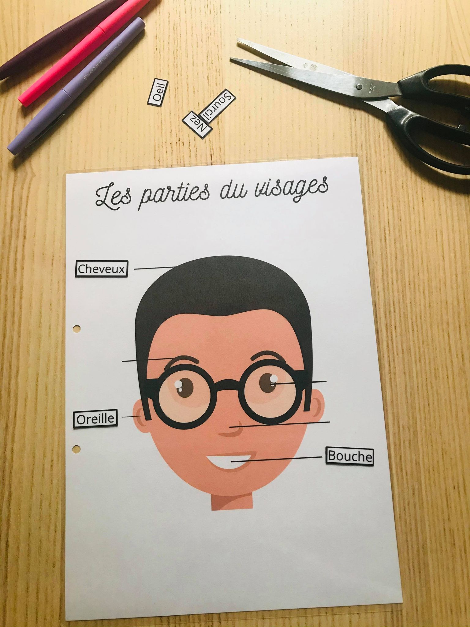 PDF quiet book du corps humain à imprimer – Image 11