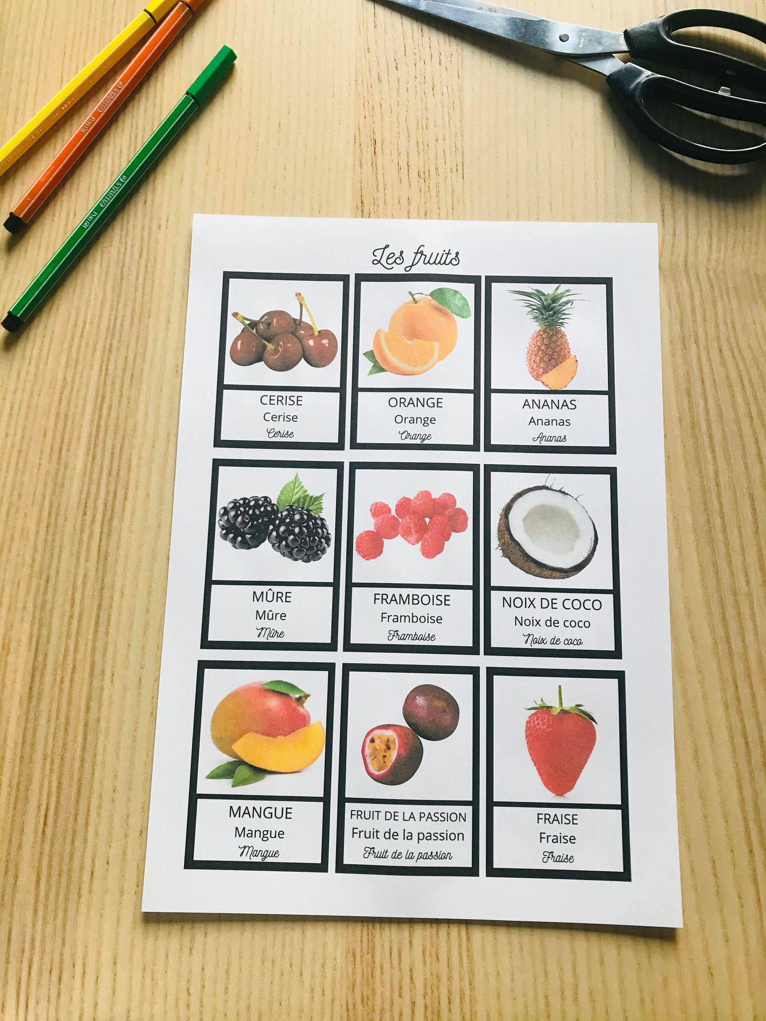 Livret sur les fruit et légumes prêt à l'emploi – Image 22