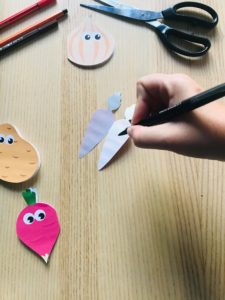Activité sur les légumes pour enfant
