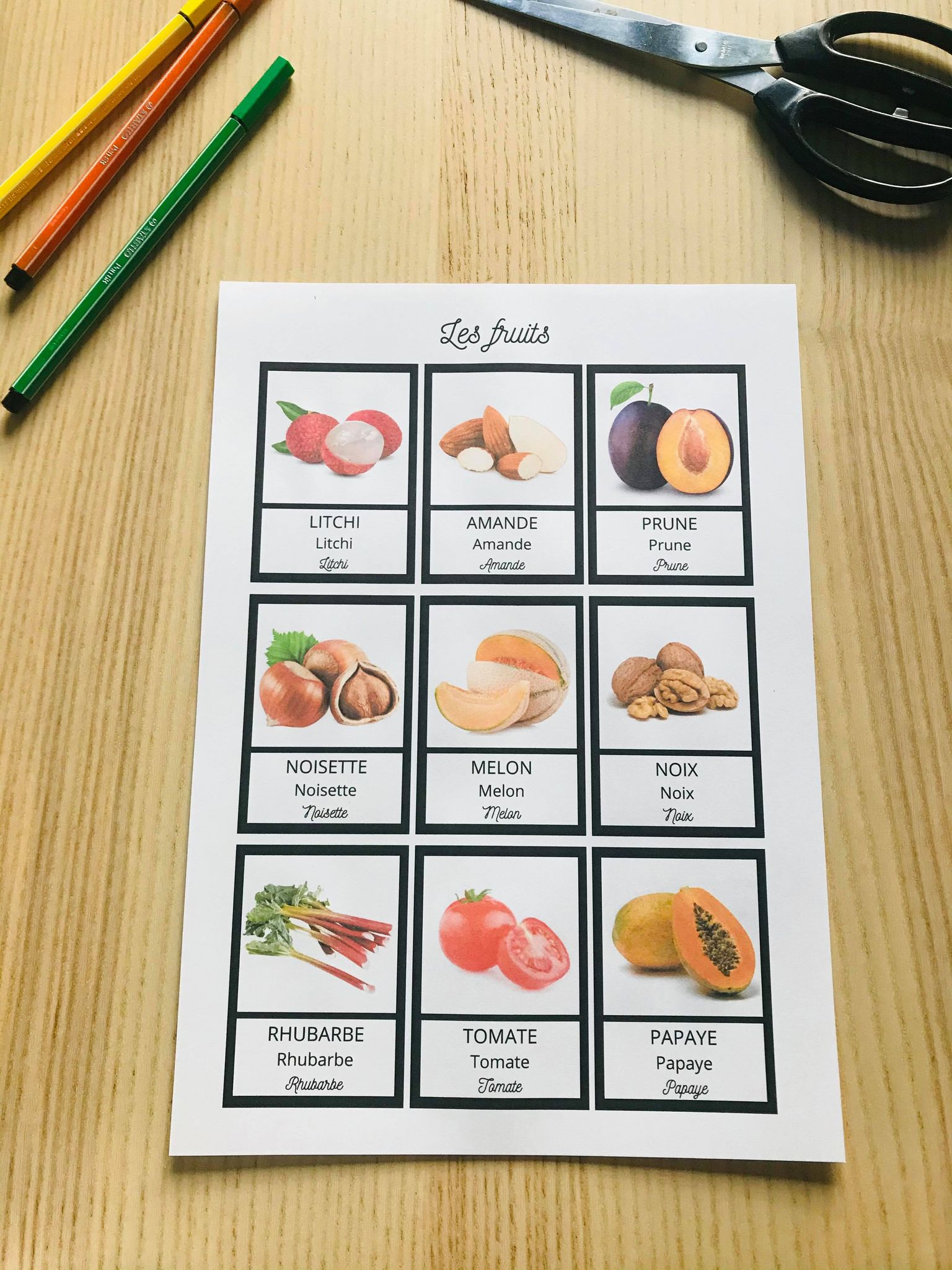 Livret sur les fruit et légumes prêt à l'emploi – Image 19