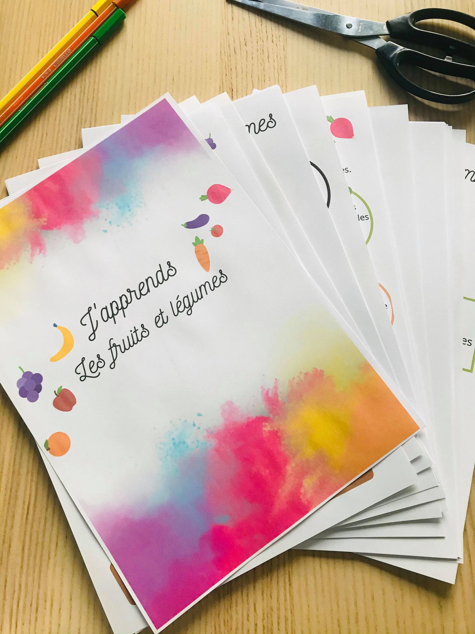 Pdf A Imprimer Activites Sur Les Fruits Et Legumes Kreakids
