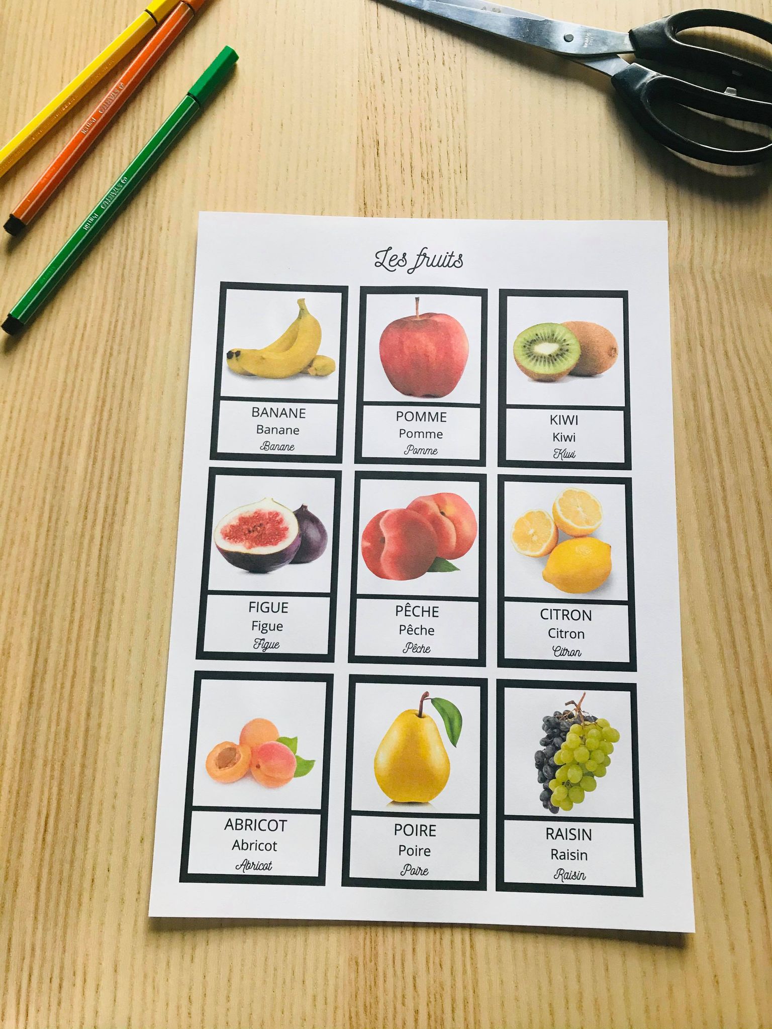 Livret d'activité fruits et légumes en kit – Image 25