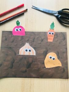 Activité sur les légumes pour enfant