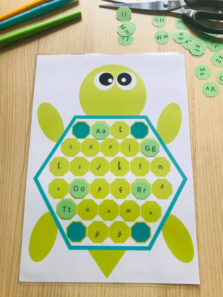 Jeu pour apprendre l'alphabet