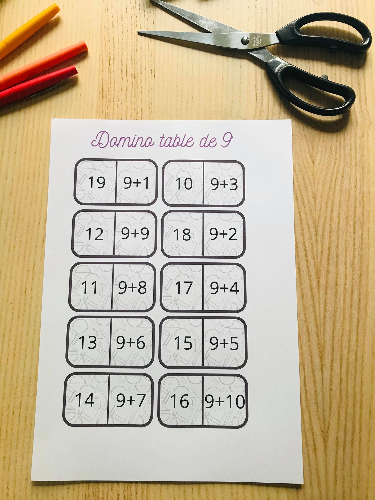 Pack de jeux pour apprendre les tables d'addition à imprimer – Image 27