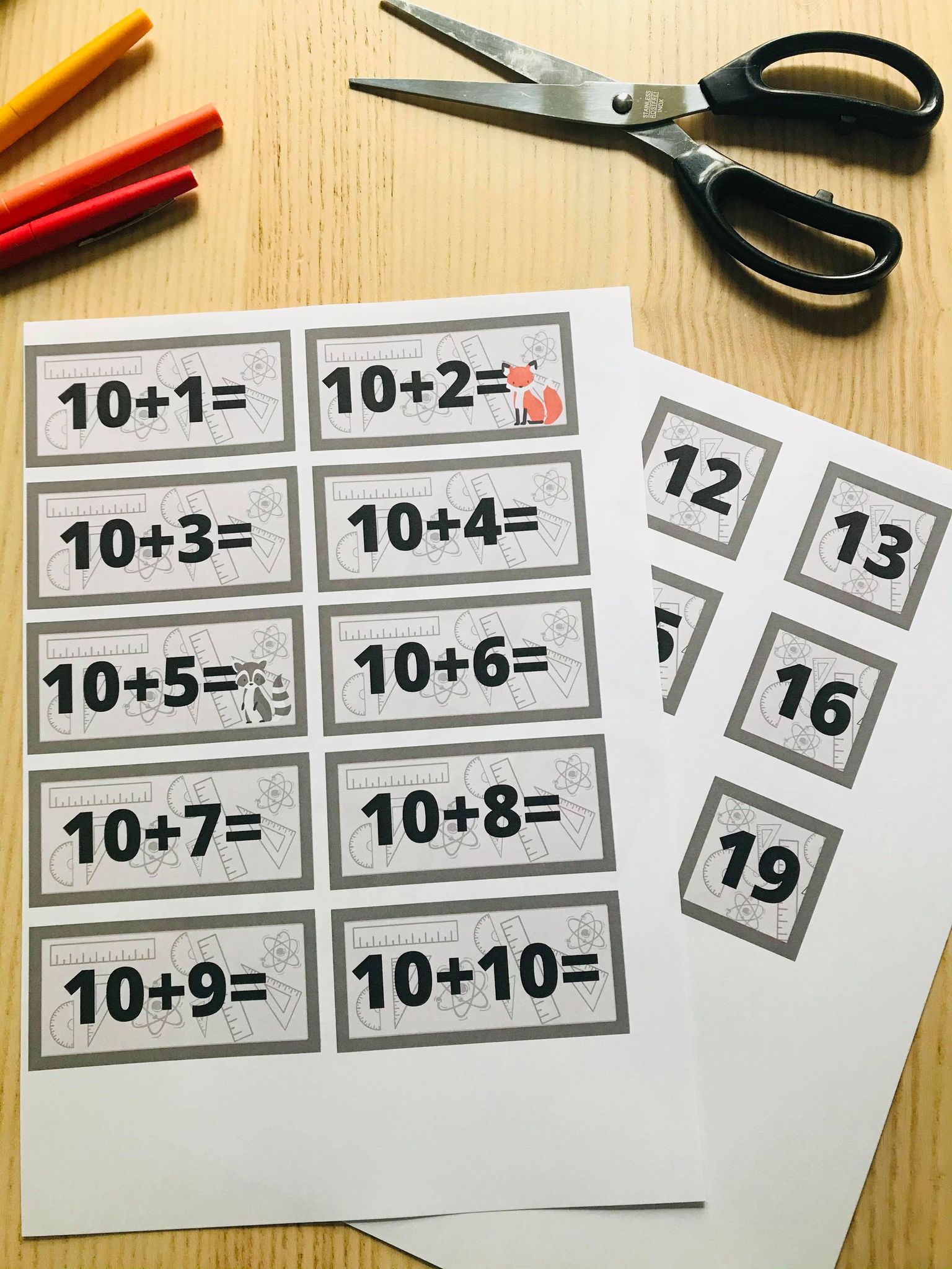 Pack de jeux pour apprendre les tables d'addition à imprimer – Image 24